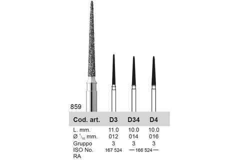 FRESE DIAMANTATE INTENSIV GRANA MEDIA 859 3pz