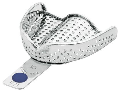 PORTAIMPRONTE ACCIAIO INOX CON BORDINO ASA DENTAL