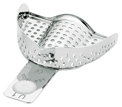 PORTAIMPRONTE ACCIAIO INOX SENZA BORDINO ASA DENTAL