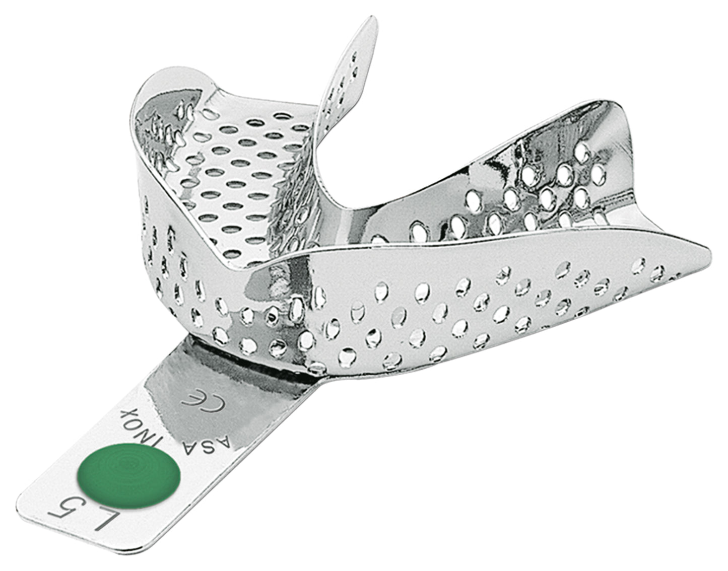 PORTAIMPRONTE ACCIAIO INOX SENZA BORDINO ASA DENTAL