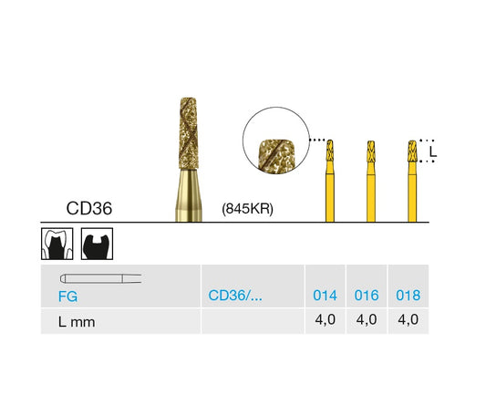 FRESE DIAM. COOL DIAMANT CD36 016 FG 6pz