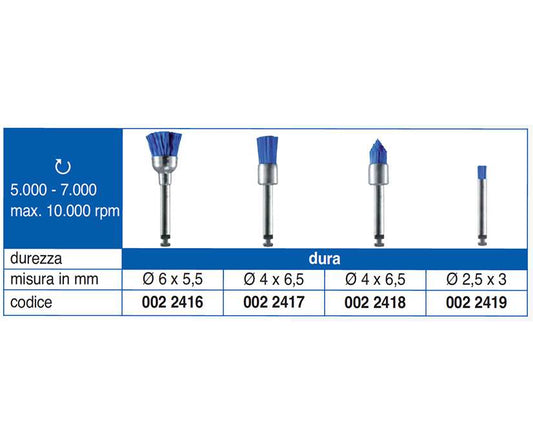 SPAZZOLINI EVE UNIBRUSH DURO PICCOLO 2,5x3mm 10pz