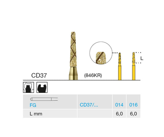 FRESE DIAM. COOL DIAMANT CD37 016 FG 6pz