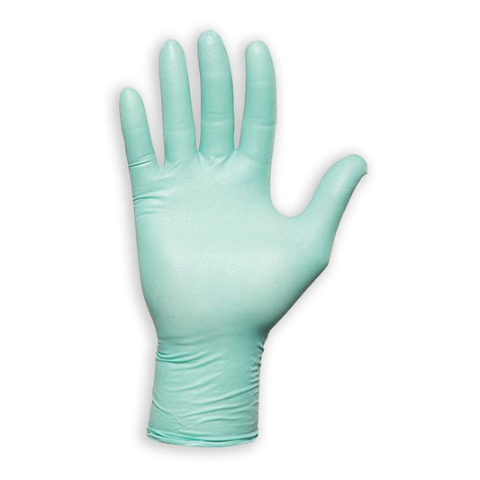 GUANTI NITRILE VERDI BIO 100pz