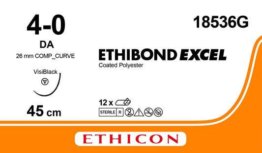 SUTURE ETHIBOND AGO VISI-BLACK 26mm DA-2 VARIABILE 12pz