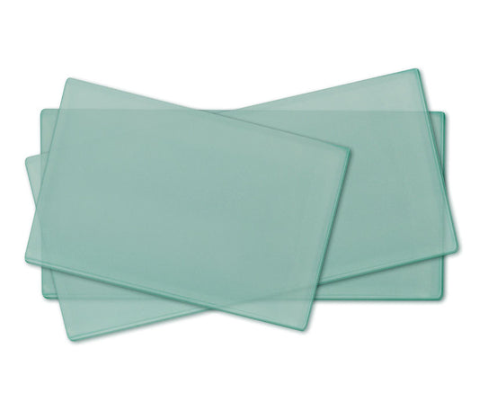 PIASTRA IN VETRO PER IMPASTO 15x7x0,5cm 1pz