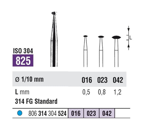 FRESE DIAM.SSWHITE FG 825 042 grana media 5pz