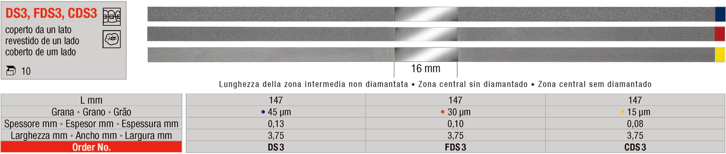 STRISCE DIAMANTATE EDENTA