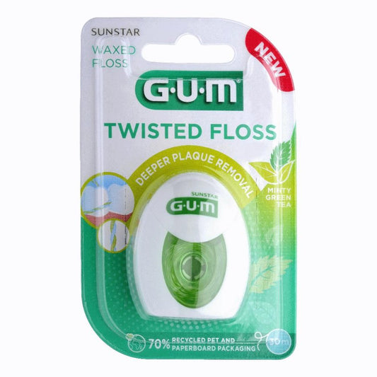 FILO INTERDENTALE GUM TWISTED FLOSS 12pz