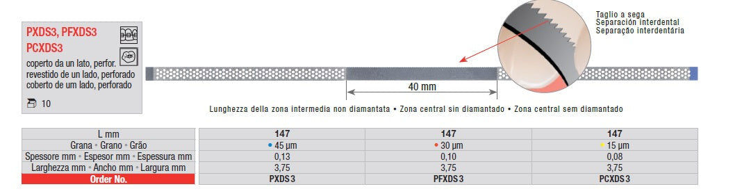 STRISCE DIAMANTATE EDENTA