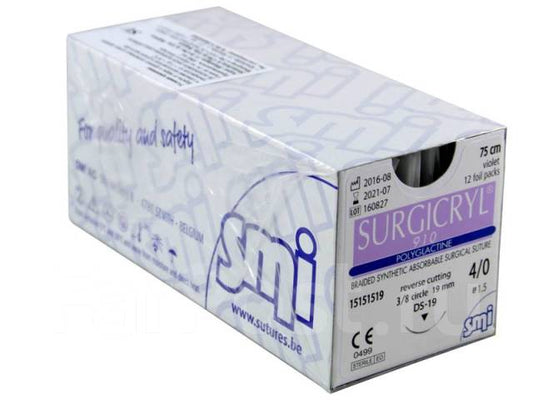 SUTURE SURGICRYL 910 SMI 12pz