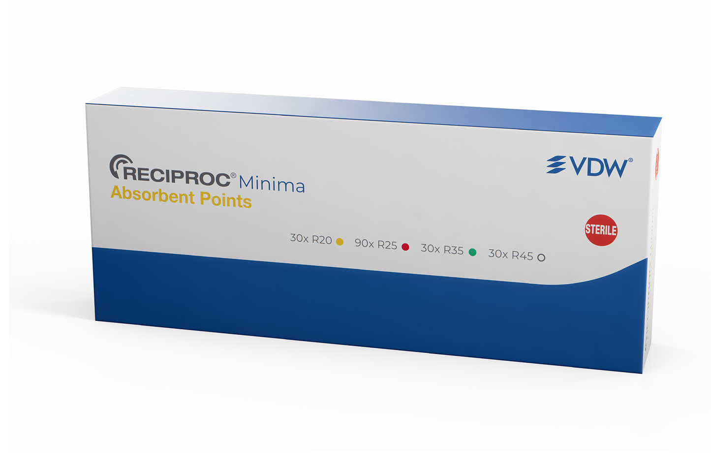 RECIPROC MINIMA PUNTE CARTA VDW 180pz