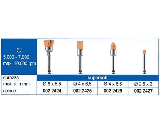 SPAZZOLINI EVE UNIBRUSH SUPERSOFT PICCOLO 2,5x3mm 10pz