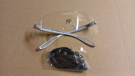 OCCHIALE TRASPARENTE UVEX OUTBACK ARGENTO 1pz