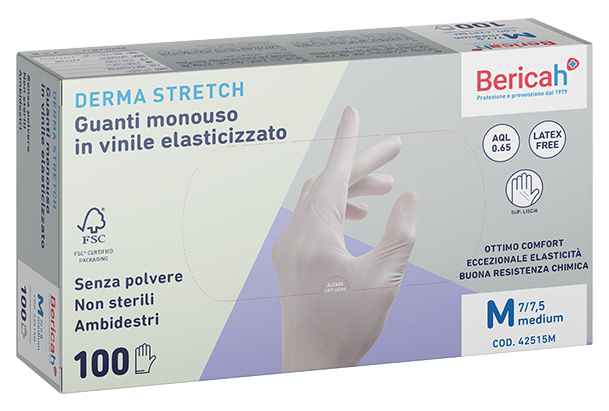 GUANTI DERMASTRETCH VINILE 100pz