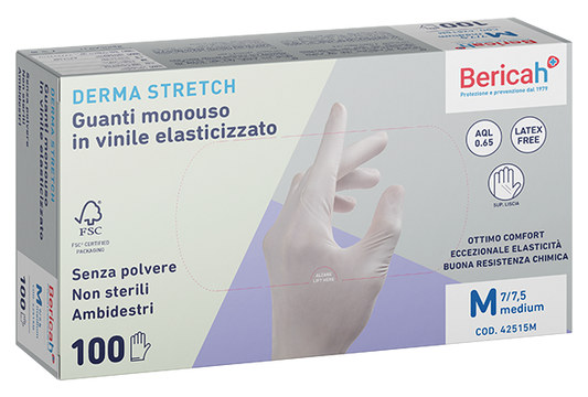 GUANTI DERMASTRETCH VINILE 100pz