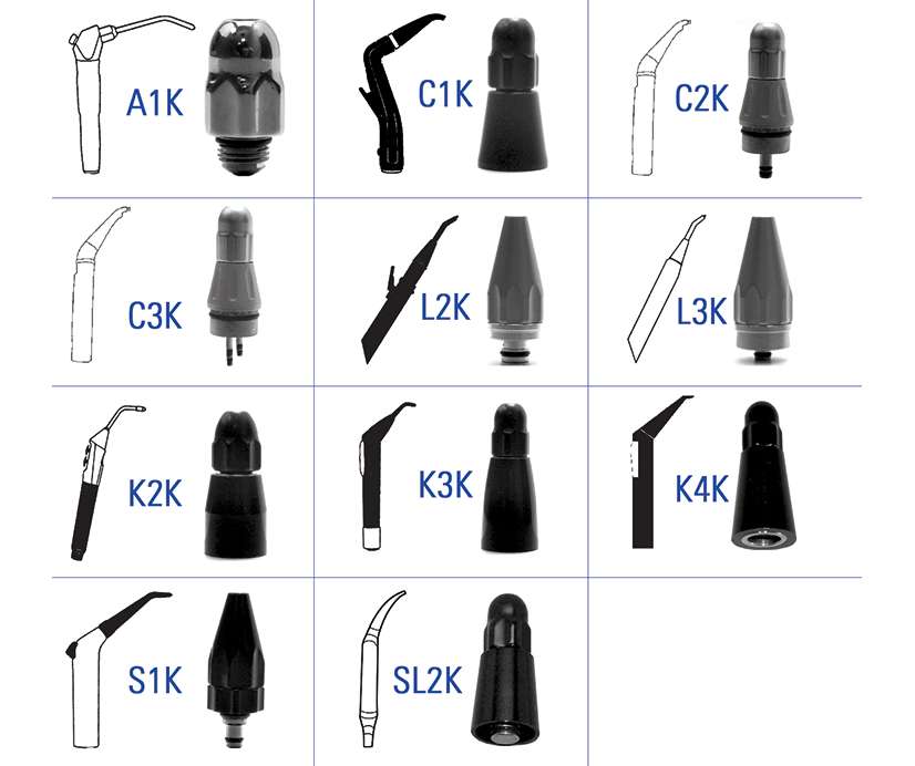 SANI-TIP ADATTATATORE L2 LUZZANI MINIMATIC STD 10puntali +1pz