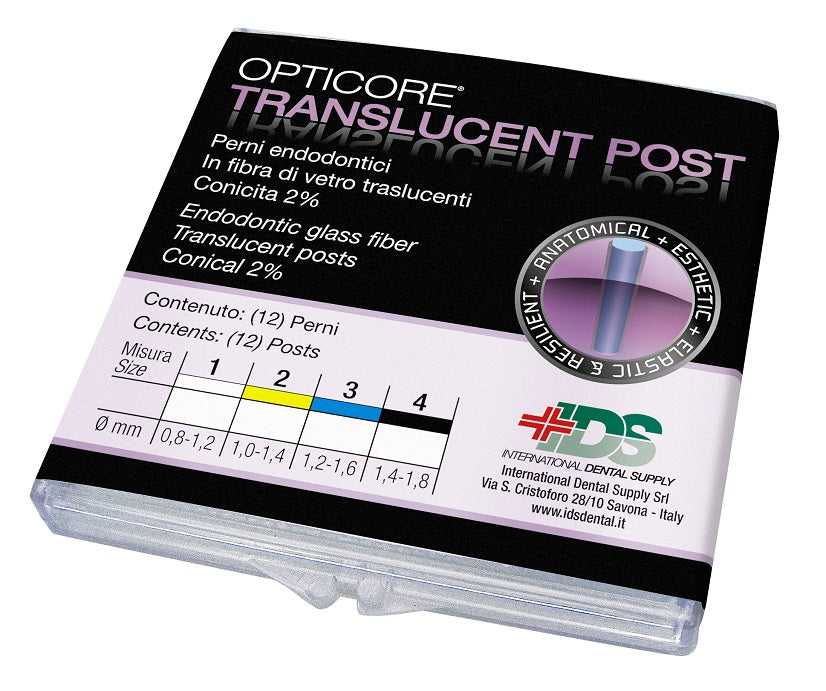 OPTICORE TRANSLUCENT POST 2% N.4 1,4-1,8mm 12pz