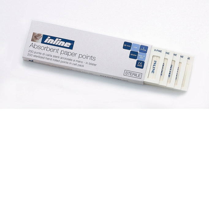 PUNTE CARTA STERILI INLINE BLISTER 200pz
