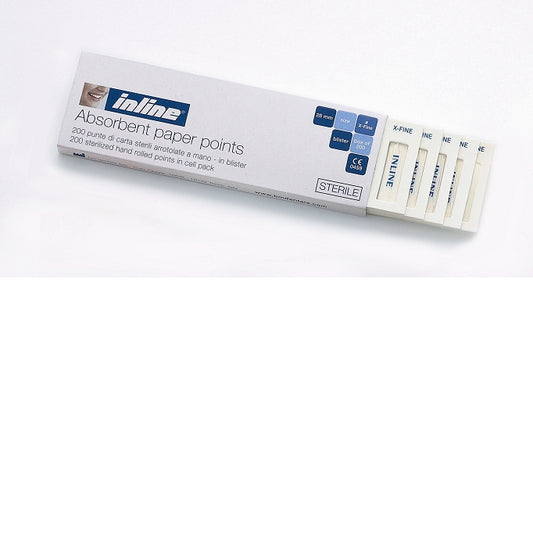 PUNTE CARTA STERILI INLINE BLISTER 200pz