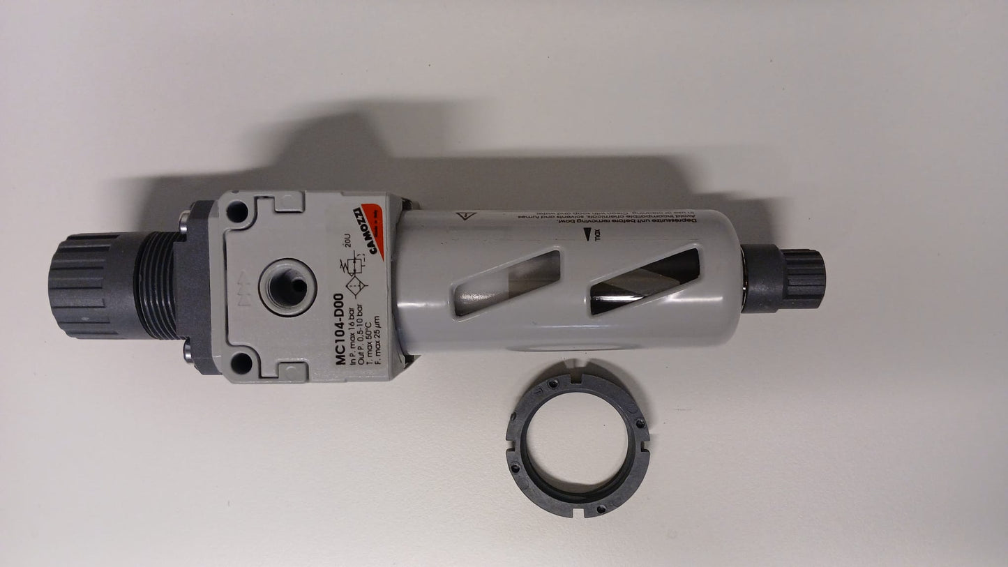FILTRO REGOLATORE PRESSIONE ARIA CAMOZZI MC104-D00