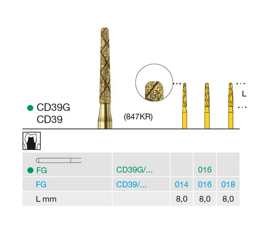 FRESE DIAM. COOL DIAMANT CD39 016 FG 6pz