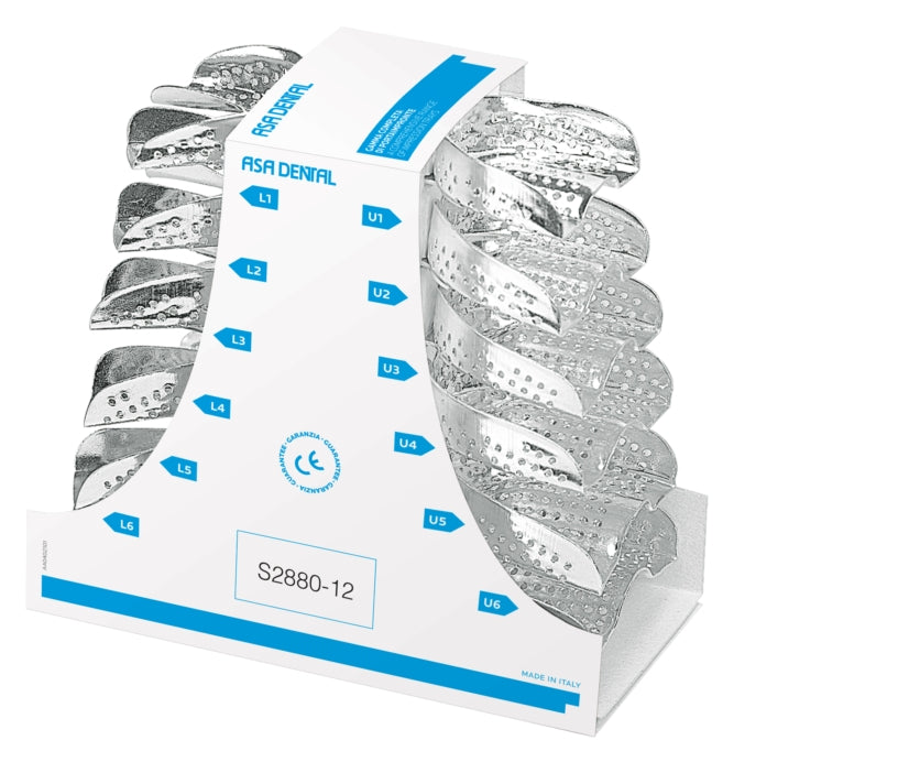 PORTAIMPRONTE ALLUMINIO PER IMPLANTOLOGIA SET S2880-12 12pz