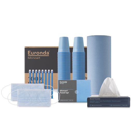 KIT MONOART 100% AZZURRO 290401 EURONDA 100pz