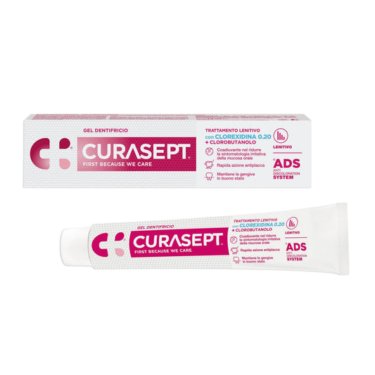 CURASEPT GEL DENTIFRICIO ADS+DNA 0,20 LENITIVO 75ml