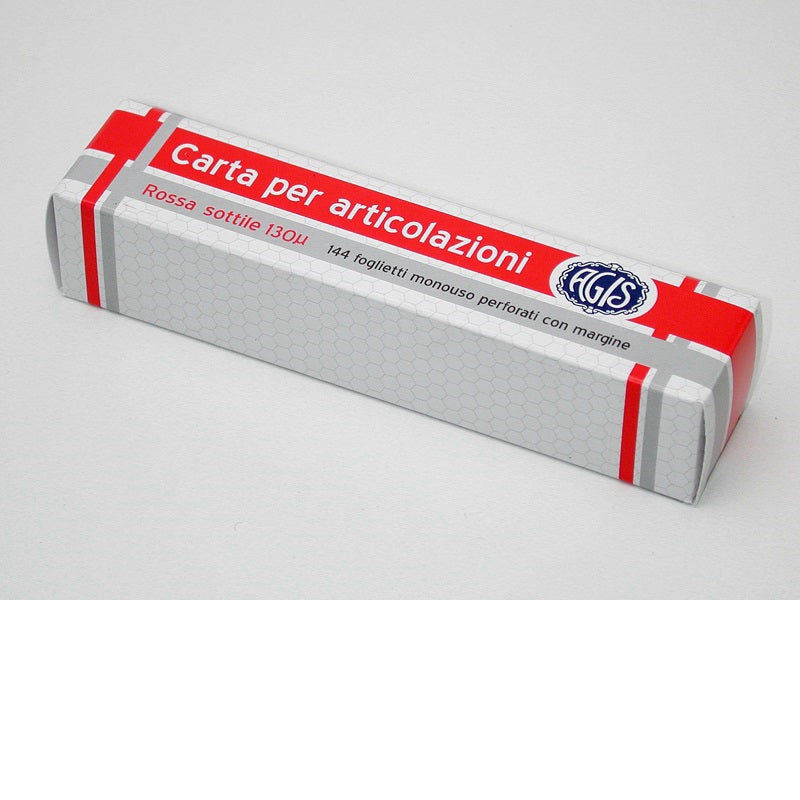 CARTA ARTICOLAZIONE AGIS 0005 ROSSA FINE 130micron 144pz