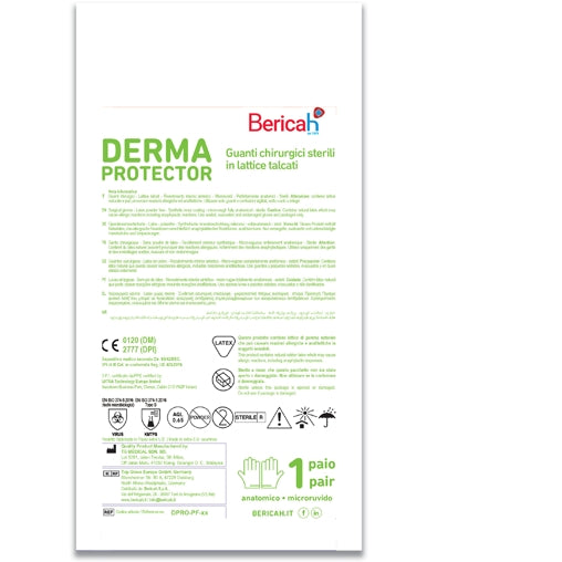 GUANTI STERILI DERMAPROTECTOR TALCATI 6 50paia