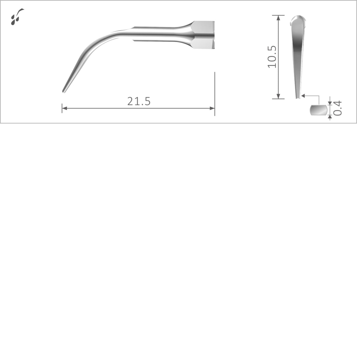 INSERTO GD4 SCALING COMPATIBILE SATELEC 1pz