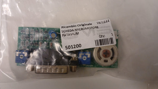SCHEDA MICROMOTORE PER RIUNITO O.M.S. PATAVIUM (501200)