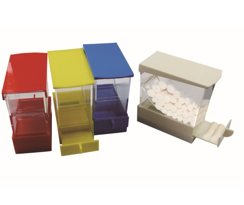 DISTRIBUTORE RULLI SALIVARI CON CASSETTO GRIGIO 1pz