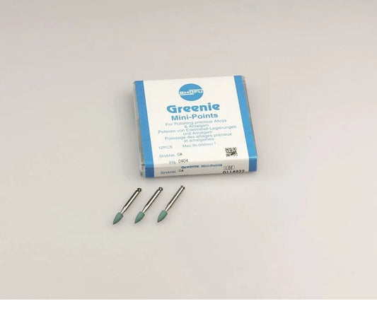 ABRASIVI GREENIE SHOFU 0404 minipoint CA 12pz.