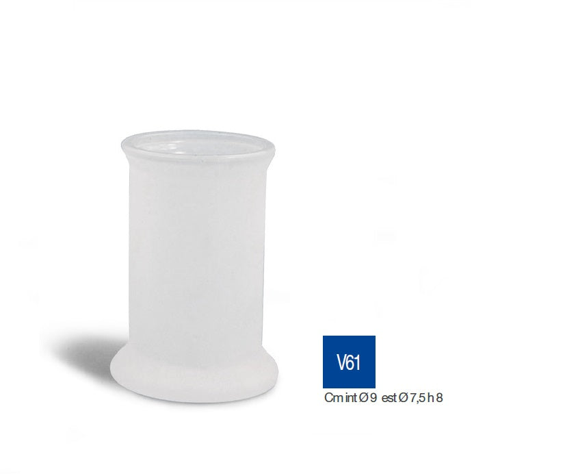 VASO DISINFEZIONE SATINATO ›9cm h8cm 1pz