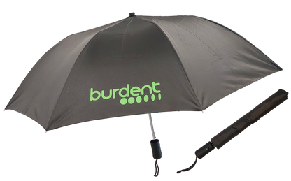 OMBRELLO NERO LOGO BURDENT