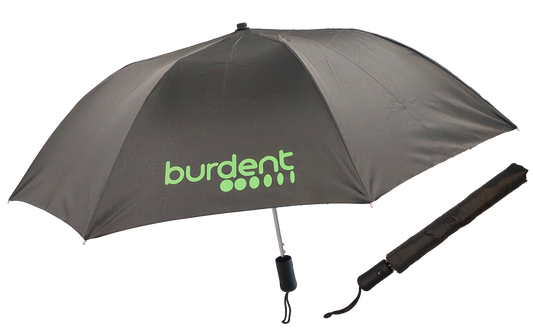 OMBRELLO NERO LOGO BURDENT