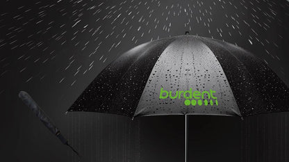 OMBRELLO NERO LOGO BURDENT