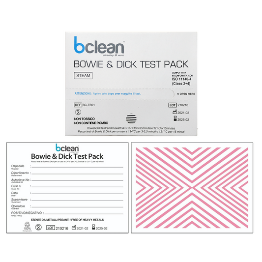 BOWIE & DICK TEST PACK BCLEAN 10pz