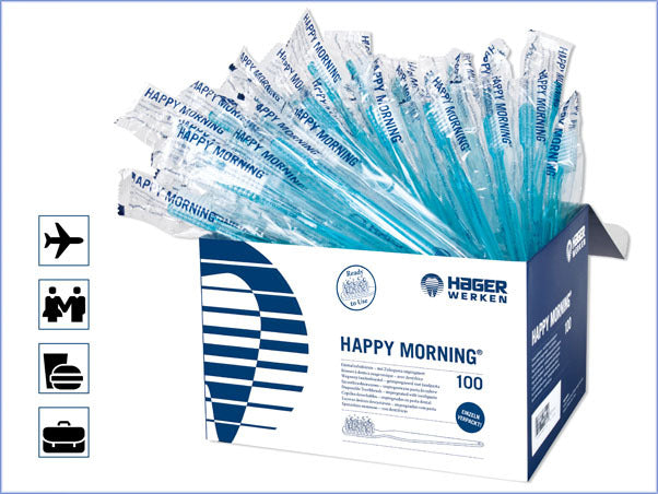SPAZZOLINI MONOUSO HAPPY MORNING 100pz