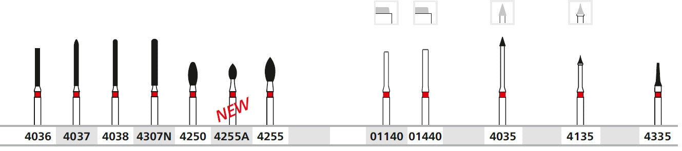 FRESE INTENSIV MICROGRANA ANELLO ROSSO 40μ 1pz