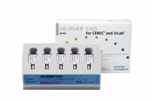 IPS E.MAX CAD CEREC/INLAB IMPULSE IVOCLAR C14 5pz