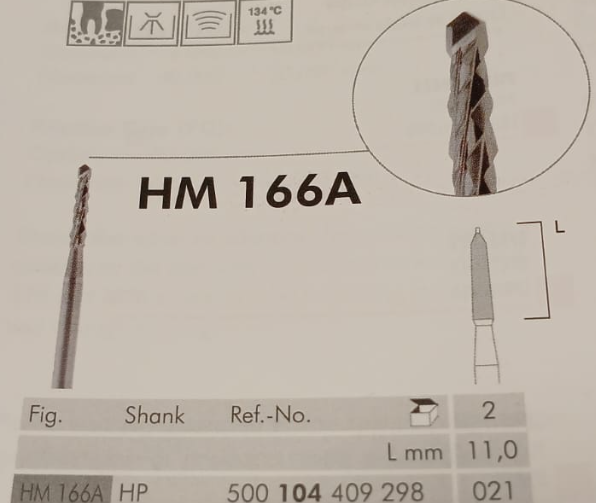 FRESA MEISINGER HM 166A/021 104 1pz