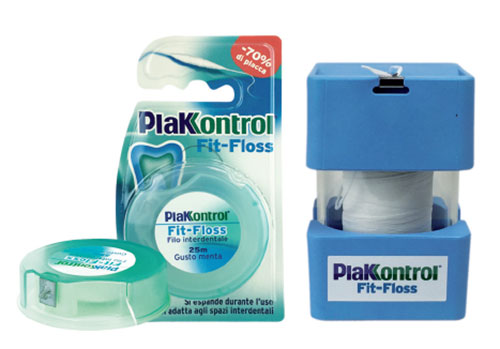 FILO FIT-FLOSS PLAKKONTROL RICAMBIO ROTOLO 200mt