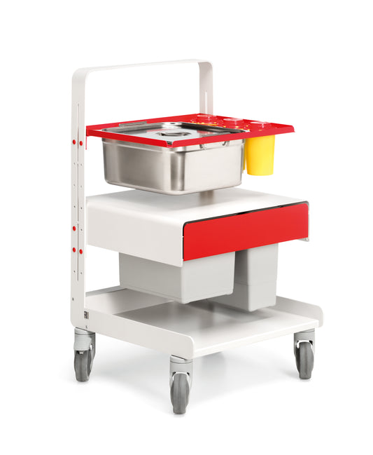 CARRELLO FRIDAY STERIL ROSSICAWS