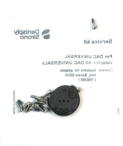 DAC SIRONA KIT GUARNIZIONI + VITI PER ATTACCHI (6085612)