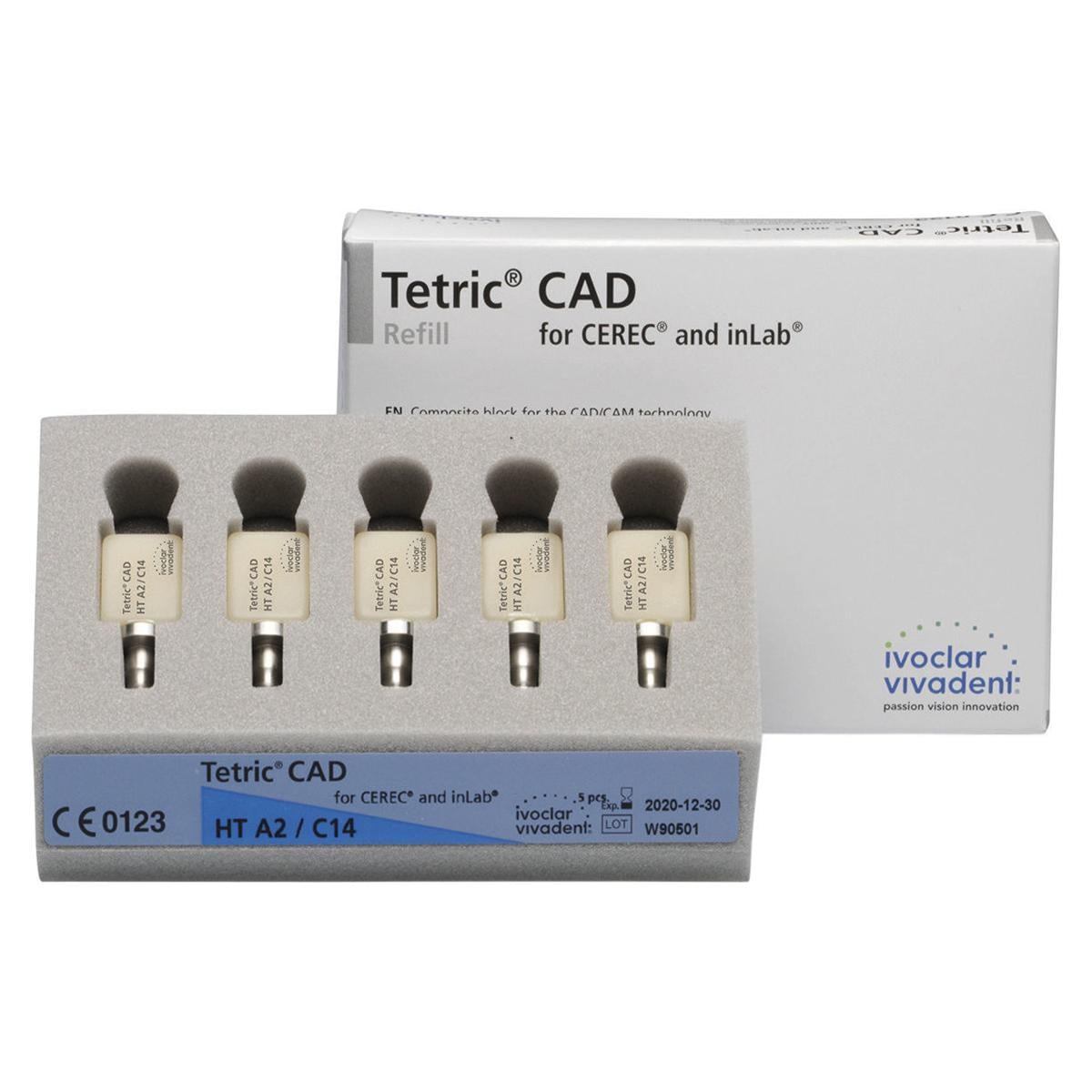 TETRIC CAD CEREC/INLAB IVOCLAR C14 5pz