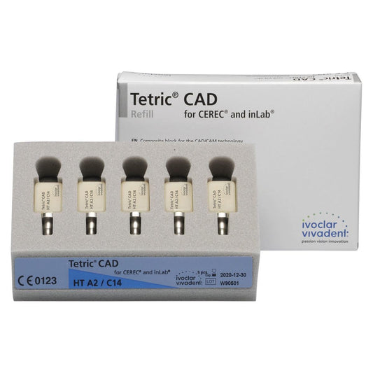 TETRIC CAD CEREC/INLAB IVOCLAR C14 5pz