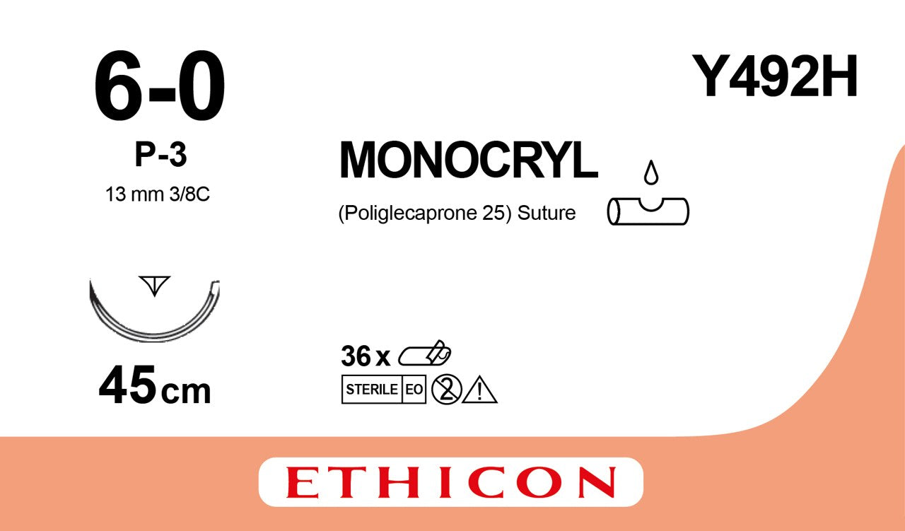 SUTURA MONOCRYL ETHICON 36pz